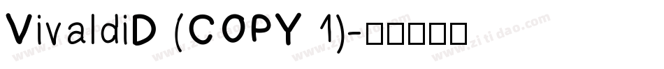 VivaldiD (COPY 1)字体转换